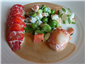 lobster and spring vegetables